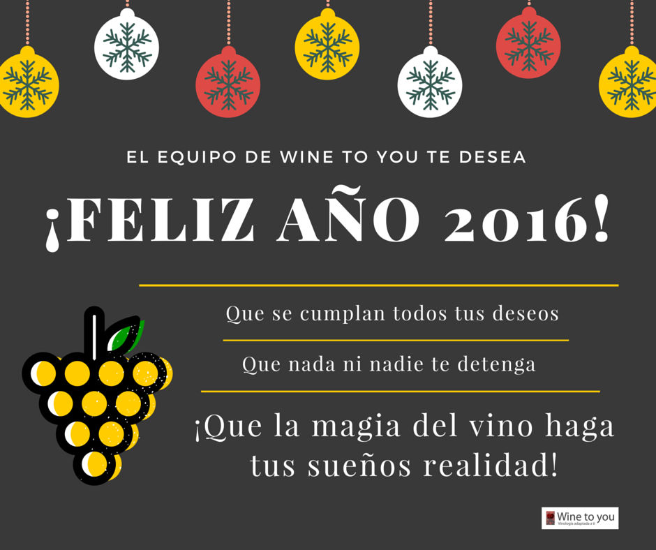 Feliz 2016 Wine to you