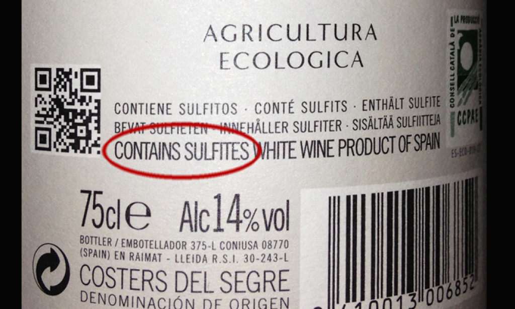 sulfitos en el vino