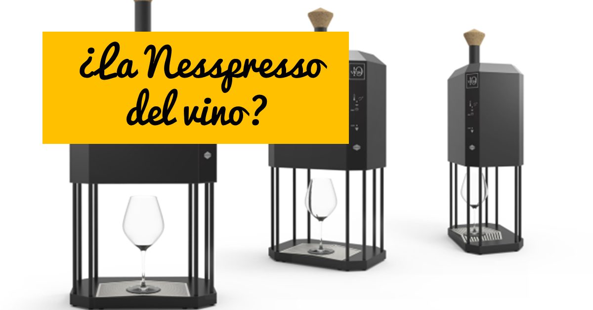 máquina de servir vino, ¿nueva Nesspreso?