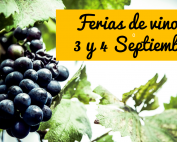 ferias de vinos 3 y 4 septiembre