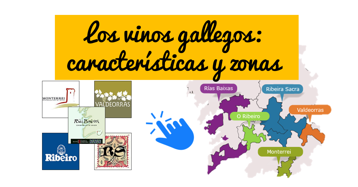 vinos gallegos zonas